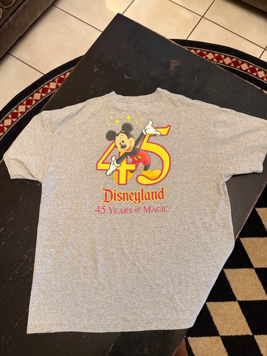 Disney Other - Disney Gray Mickey Mouse 45 Years of Magic Short Sleeve Tee XL